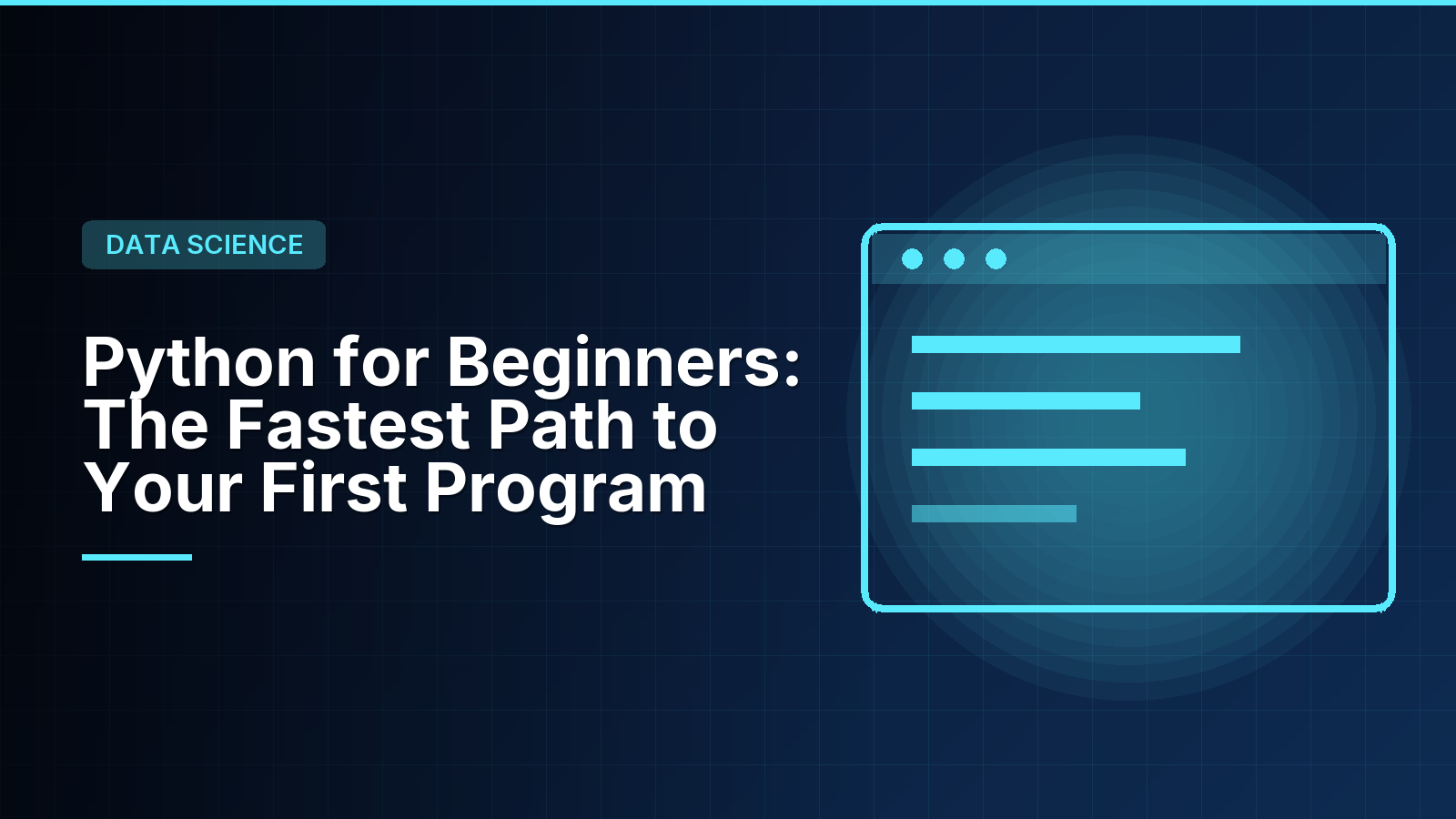 Python for Beginners: The Fastest Path to Your First Program