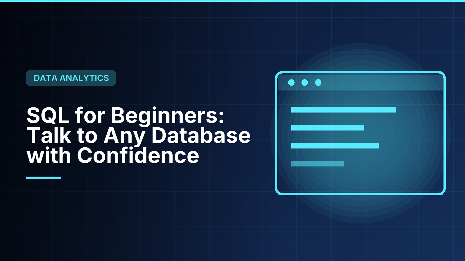 SQL for Beginners: Talk to Any Database with Confidence