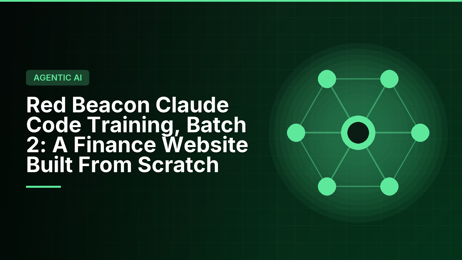 Red Beacon Claude Code Training, Batch 2: A Finance Website Built From Scratch