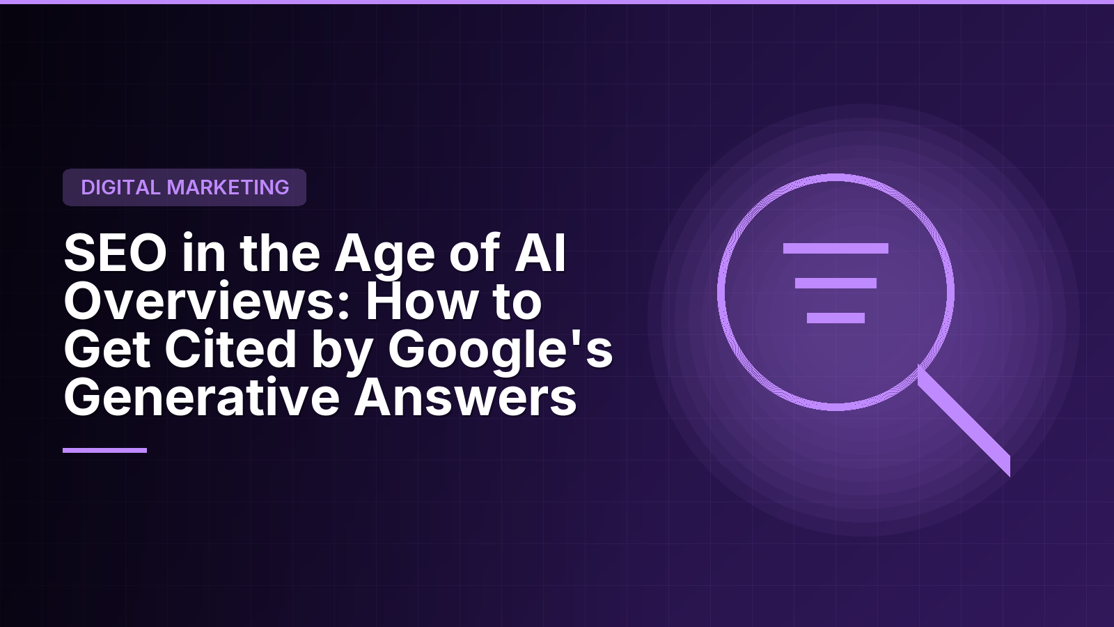 SEO in the Age of AI Overviews: How to Get Cited by Google's Generative Answers