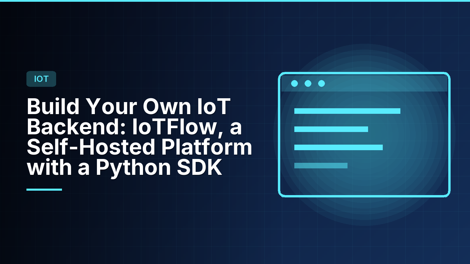 Build Your Own IoT Backend: IoTFlow, a Self-Hosted Platform with a Python SDK