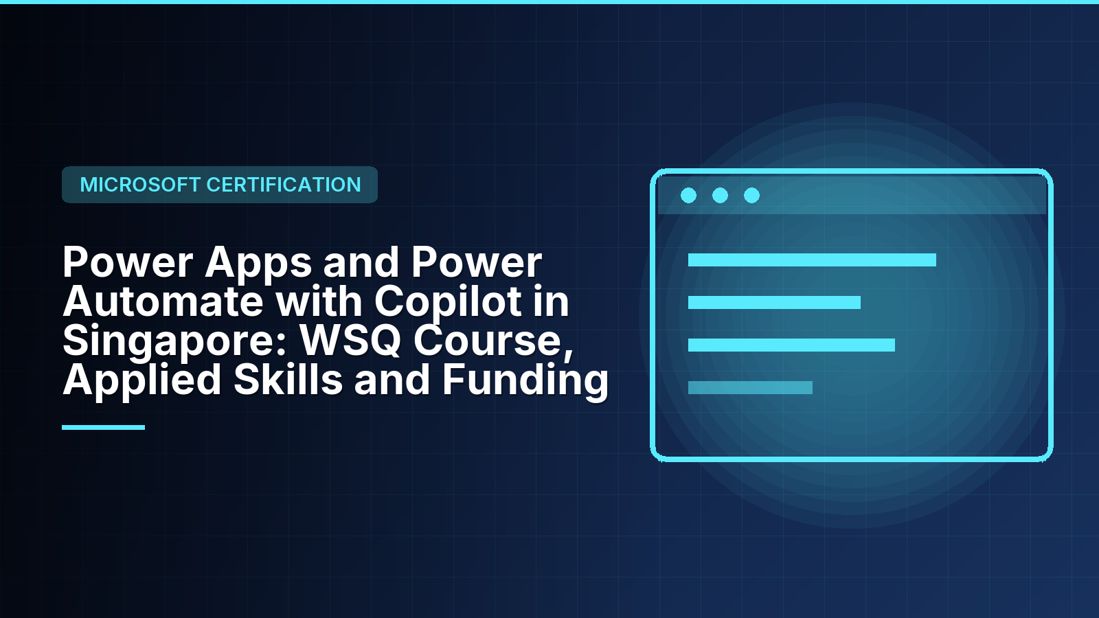 Power Apps and Power Automate with Copilot in Singapore: WSQ Course, Applied Skills and Funding