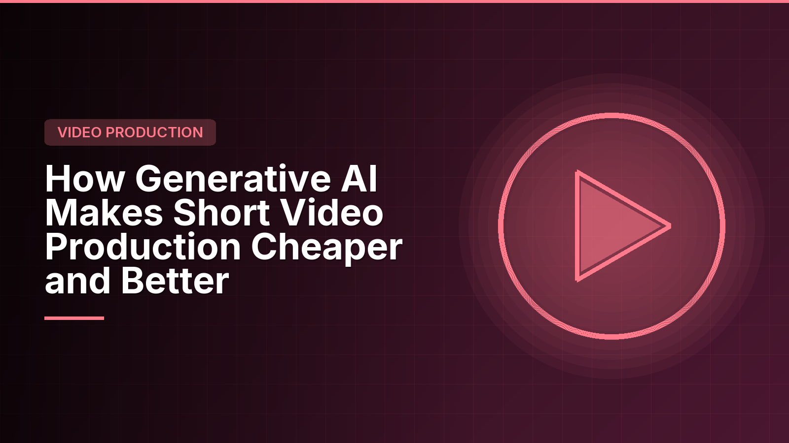 How Generative AI Makes Short Video Production Cheaper and Better