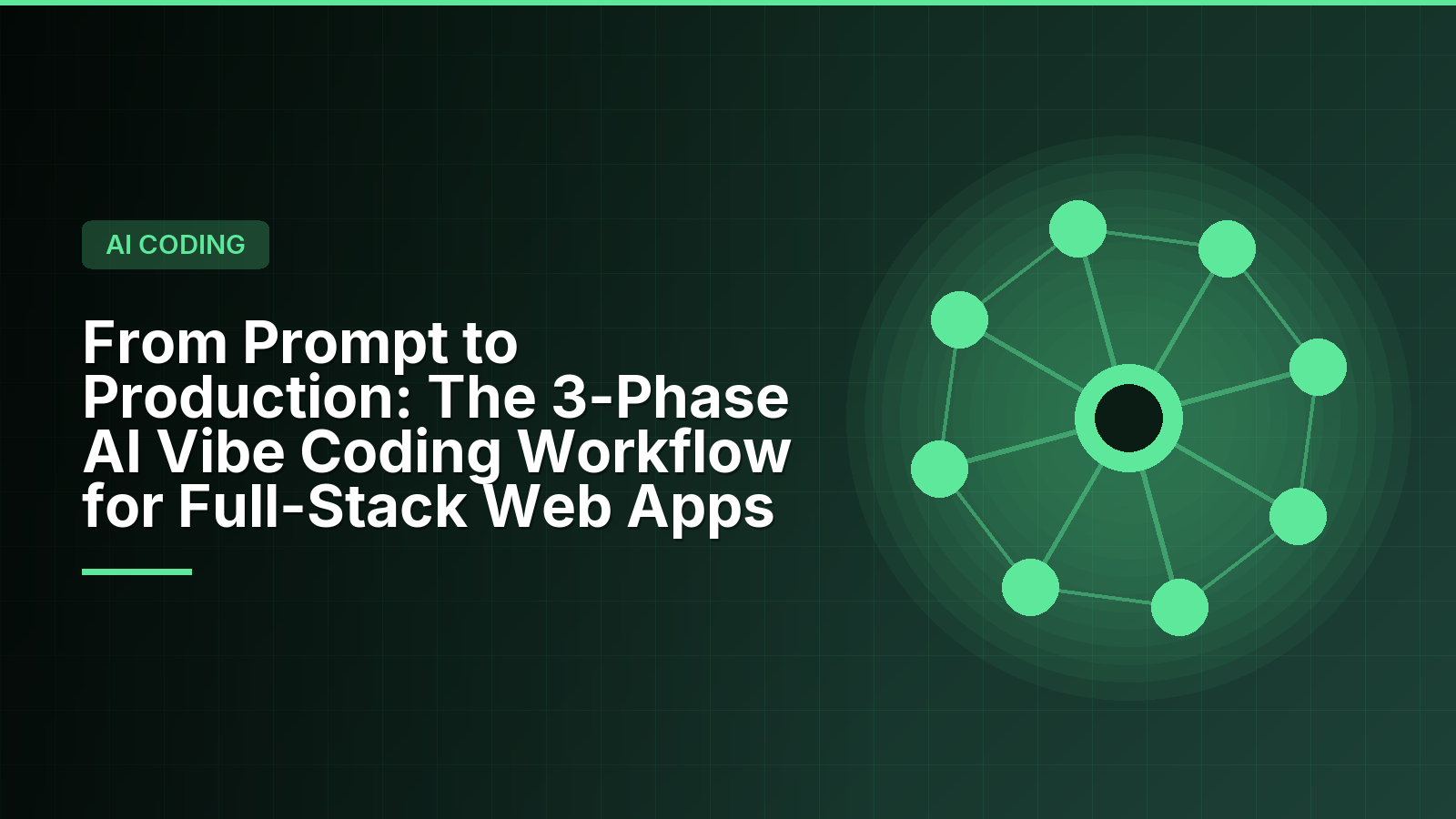 From Prompt to Production: The 3-Phase AI Vibe Coding Workflow for Full-Stack Web Apps