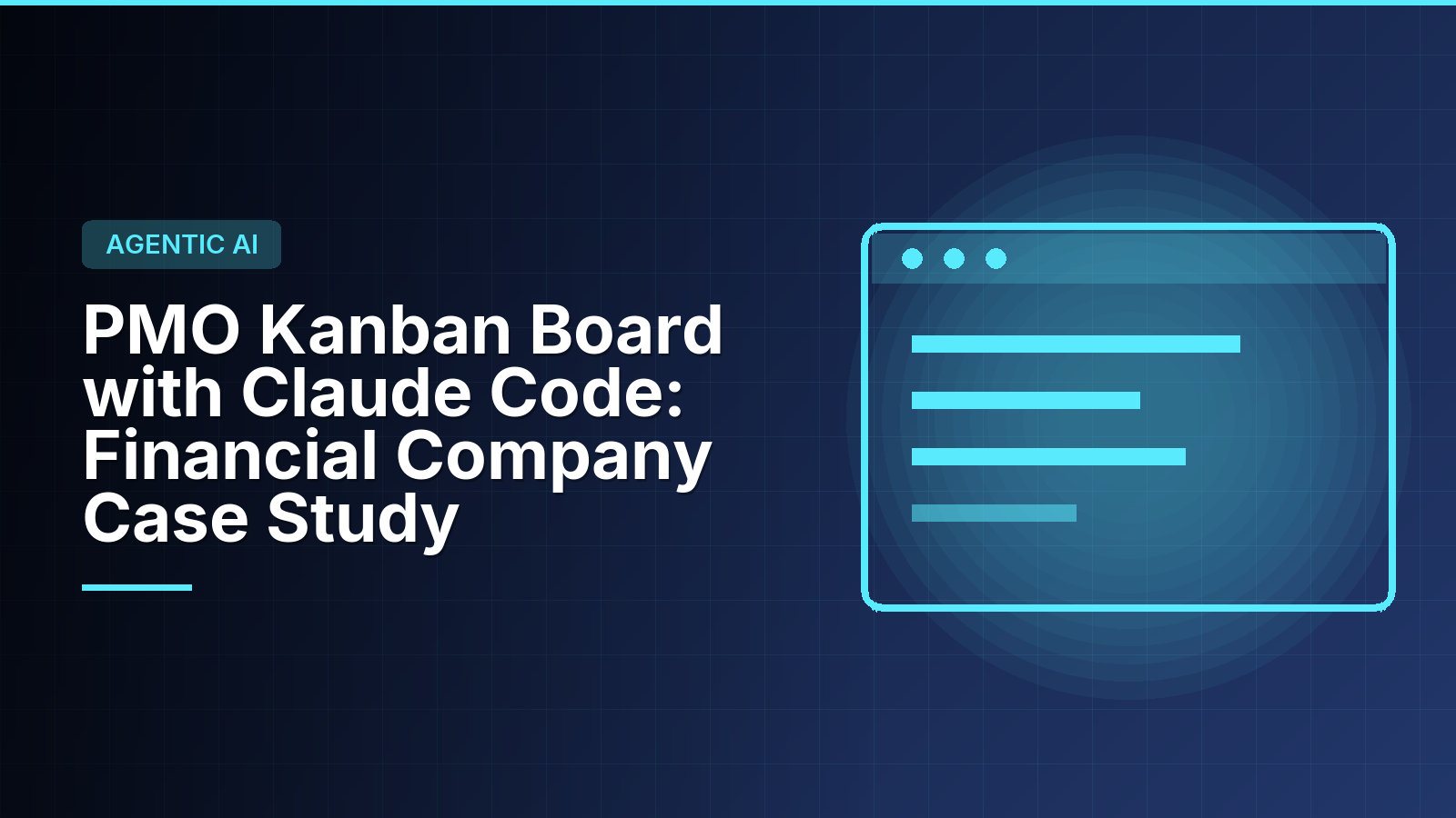 PMO Kanban Board with Claude Code: Financial Company Case Study