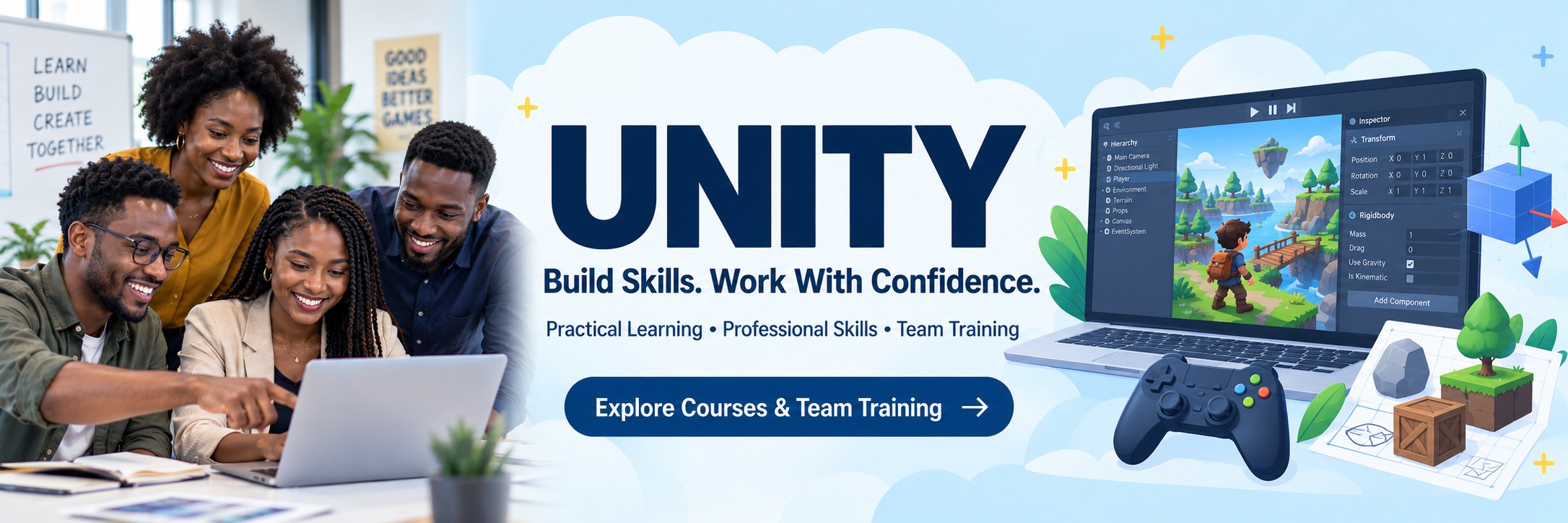 Unity training courses in Ghana