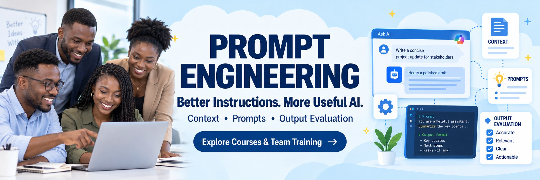 Prompt Engineering training courses in Ghana