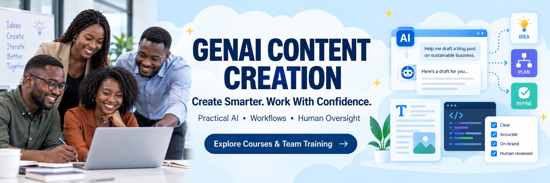 GenAI Content Creation training courses in Ghana
