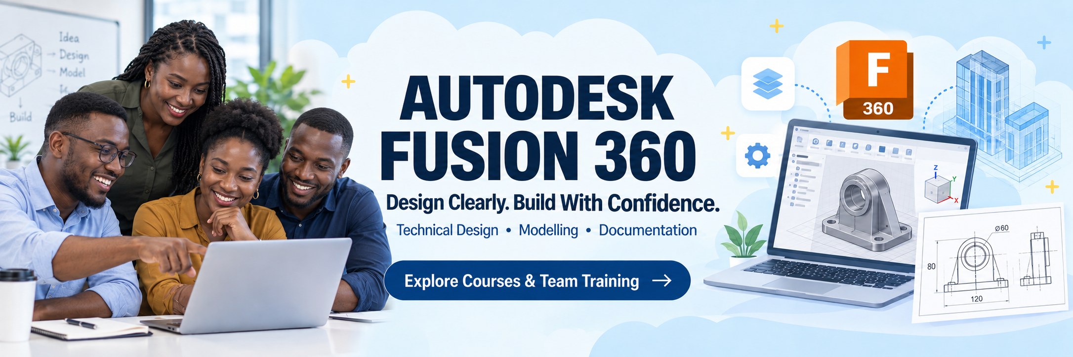 Autodesk Fusion 360 training courses in Ghana