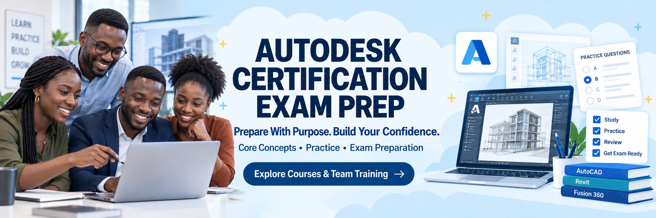 Autodesk Certification Exam Prep training courses in Ghana