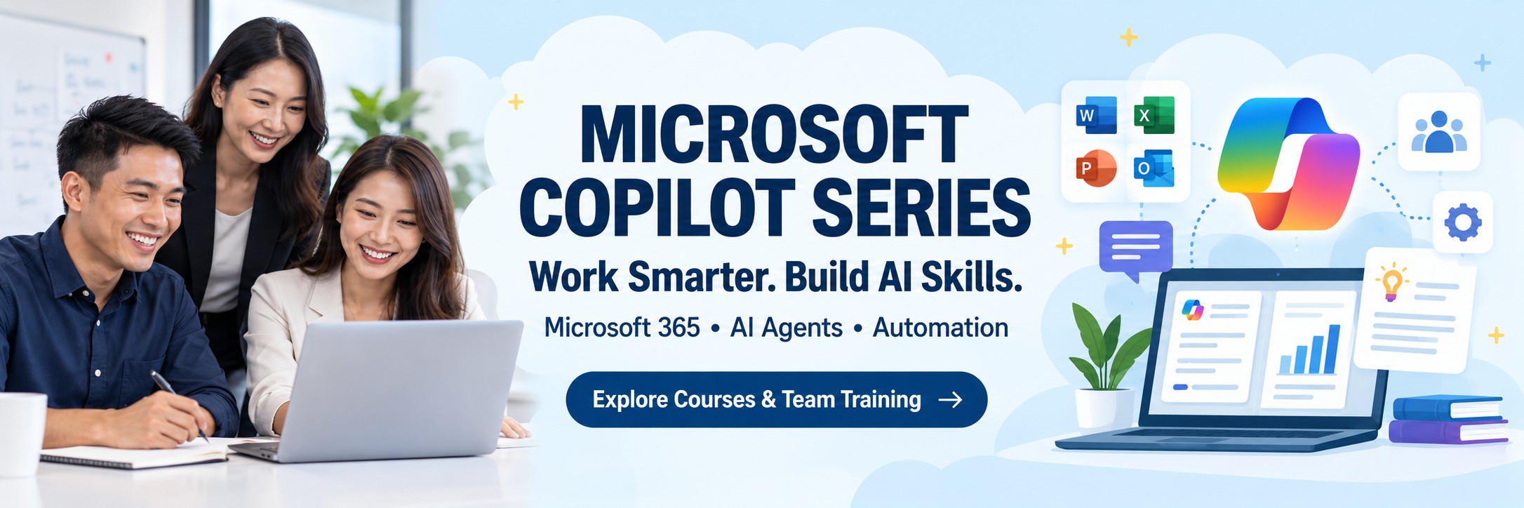 Microsoft Copilot Series Microsoft Copilot Series training in Microsoft 365, AI agents and automation