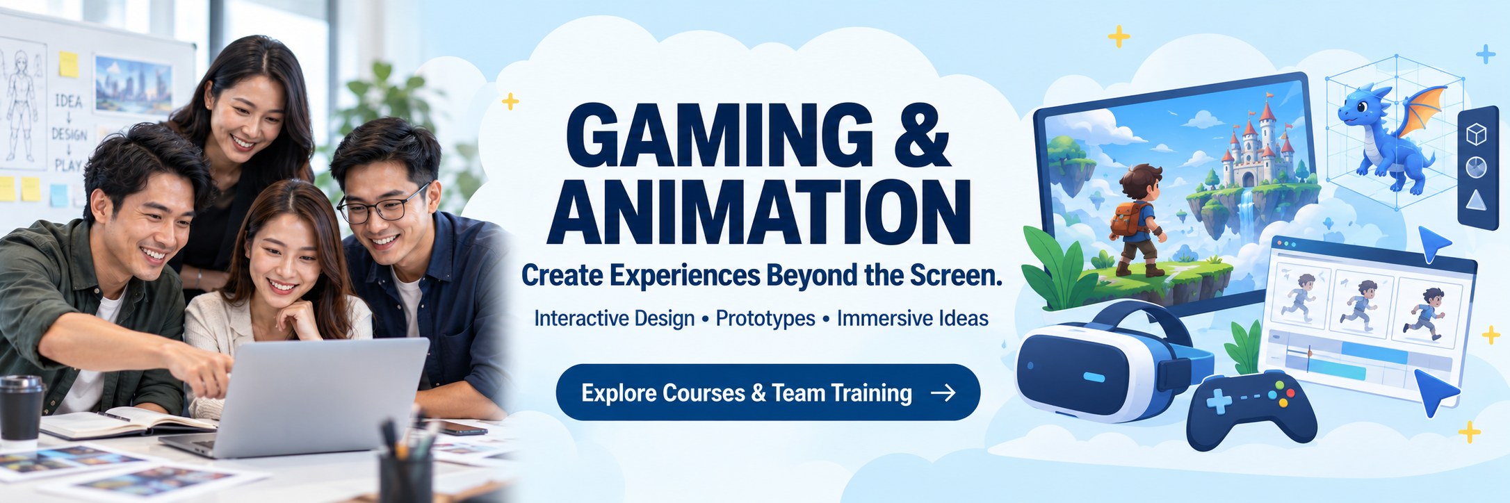 Gaming & Animation training courses in Singapore