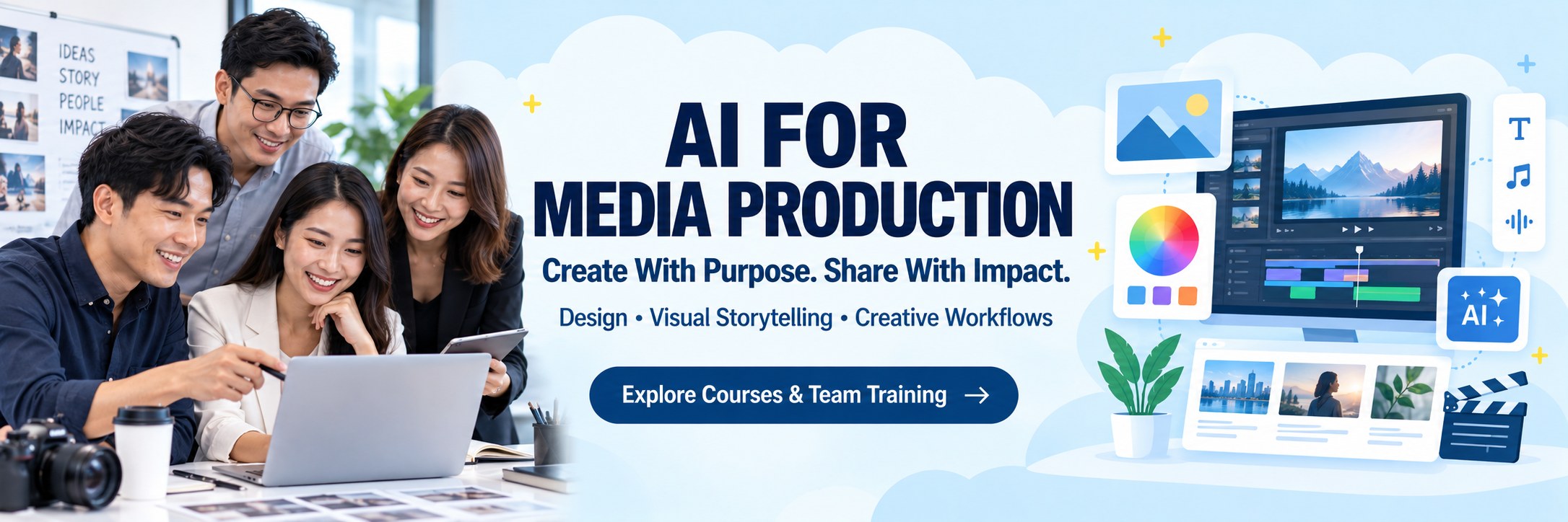AI for Media Production training courses in Singapore