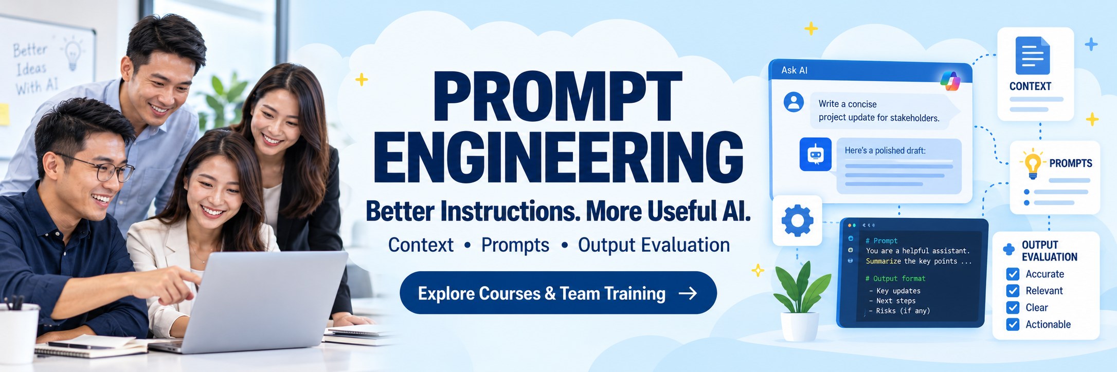 Prompt Engineering training courses in Singapore