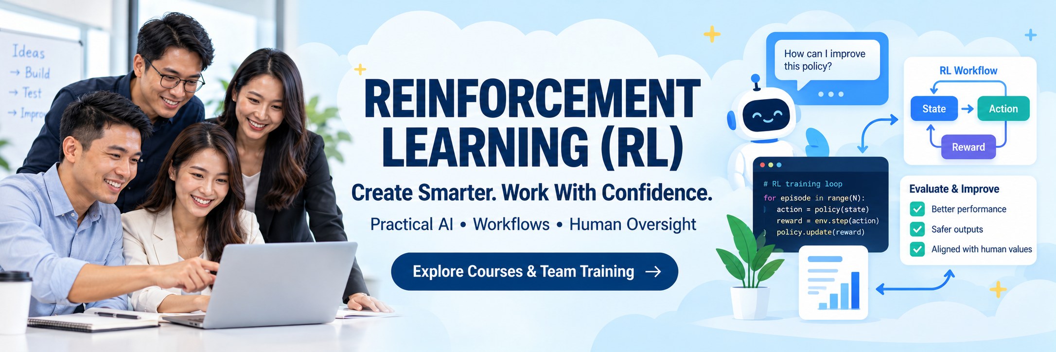 Reinforcement Learning (RL) training courses in Singapore