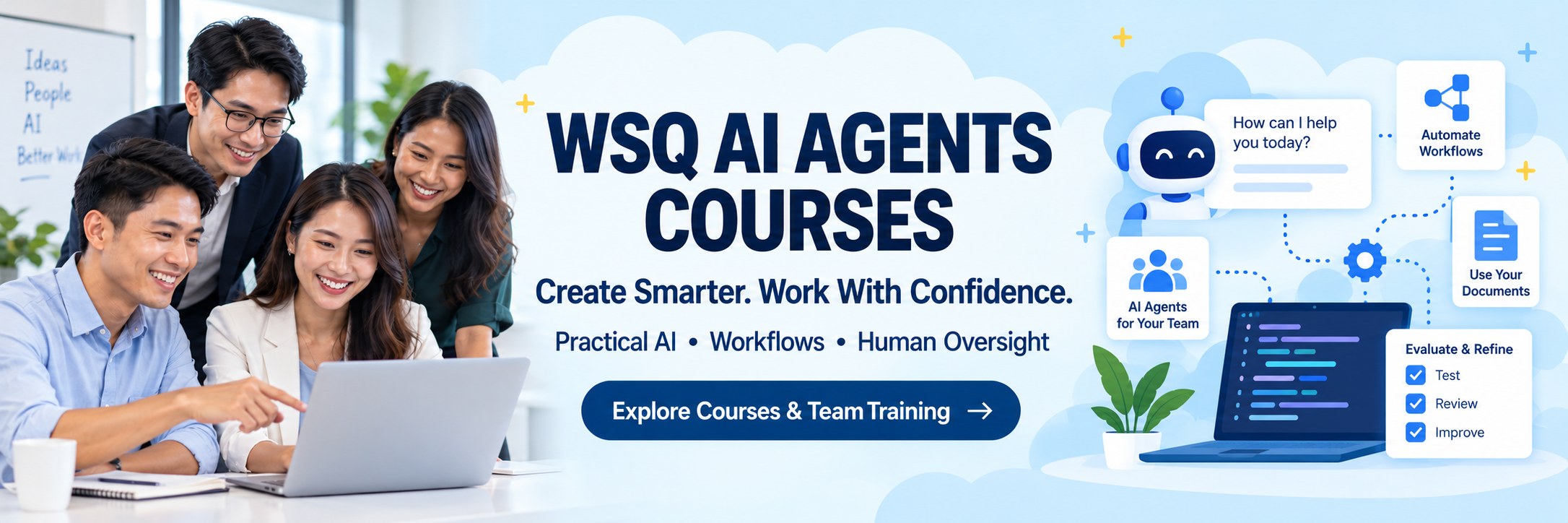 WSQ AI Agents Courses training courses in Singapore
