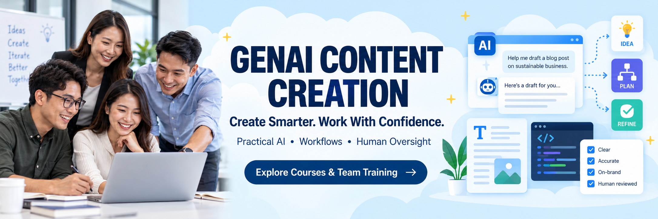 GenAI Content Creation training courses in Singapore