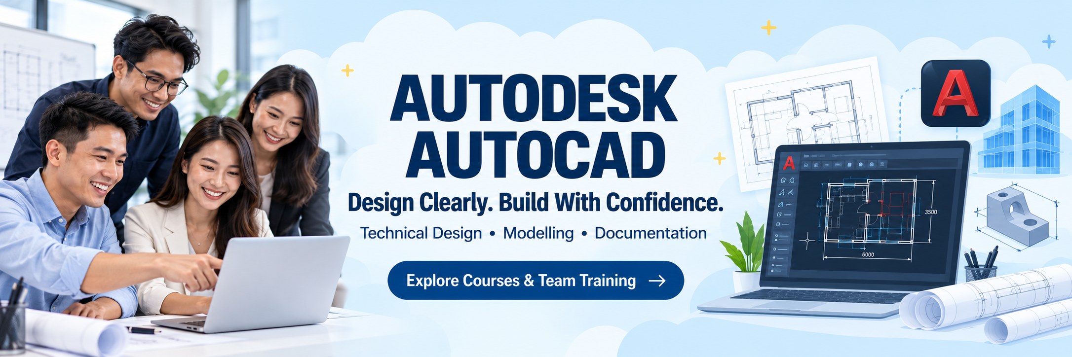 Autodesk AutoCAD training courses in Singapore