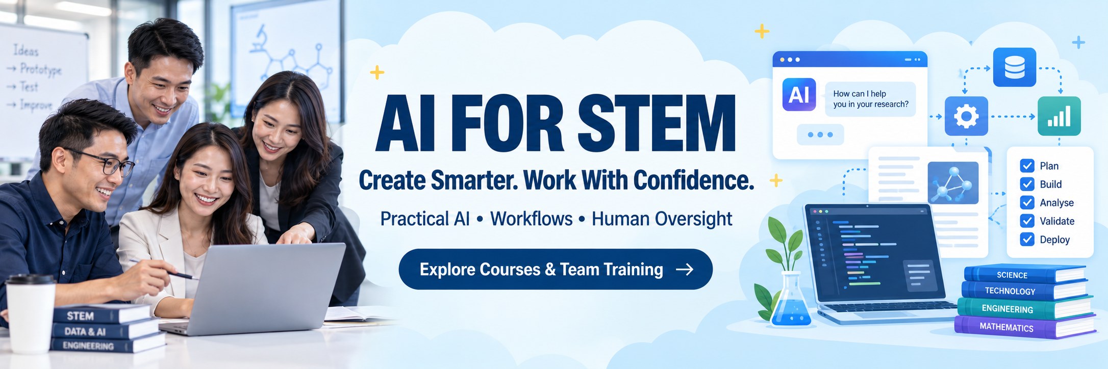 AI for STEM training courses in Singapore