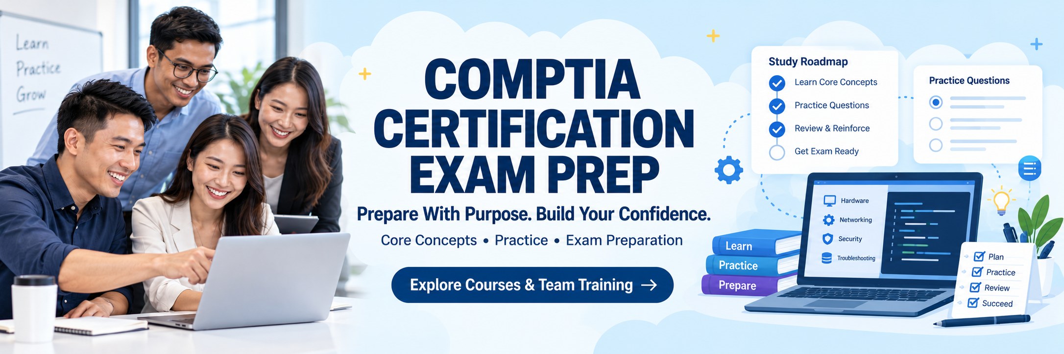 CompTIA Certification Exam Prep training courses in Singapore