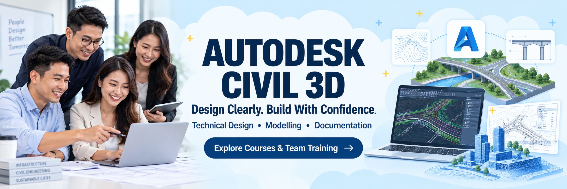 Autodesk Civil 3D training courses in Singapore