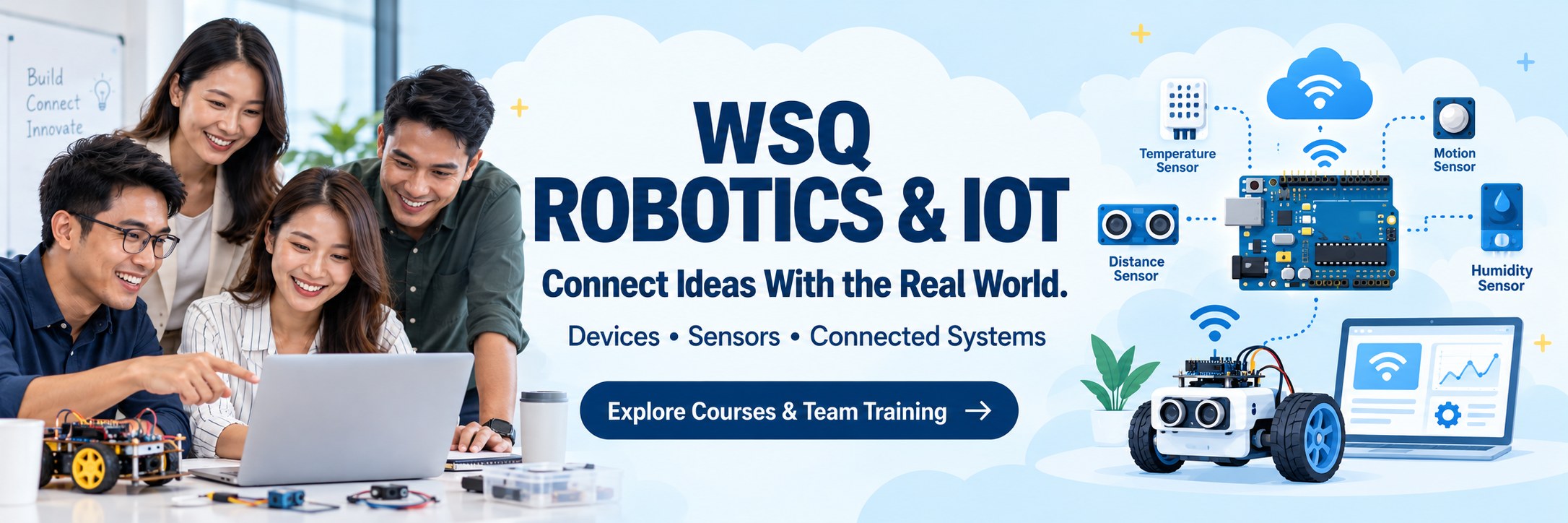 WSQ Robotics & IoT training courses in Singapore