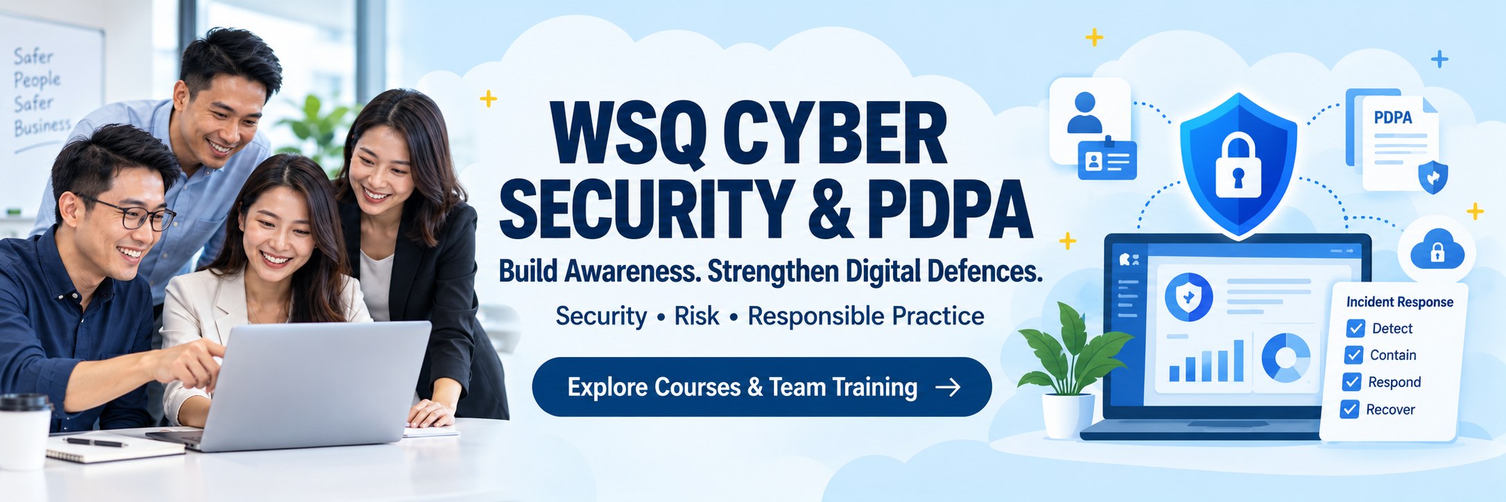 WSQ Cyber Security & PDPA training courses in Singapore