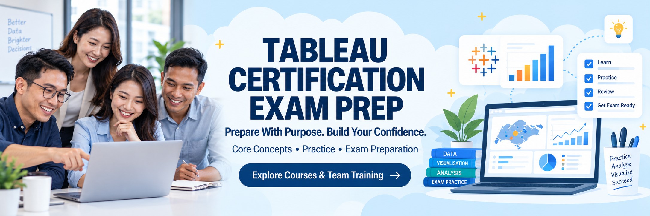 Tableau Certification Exam Prep training courses in Singapore