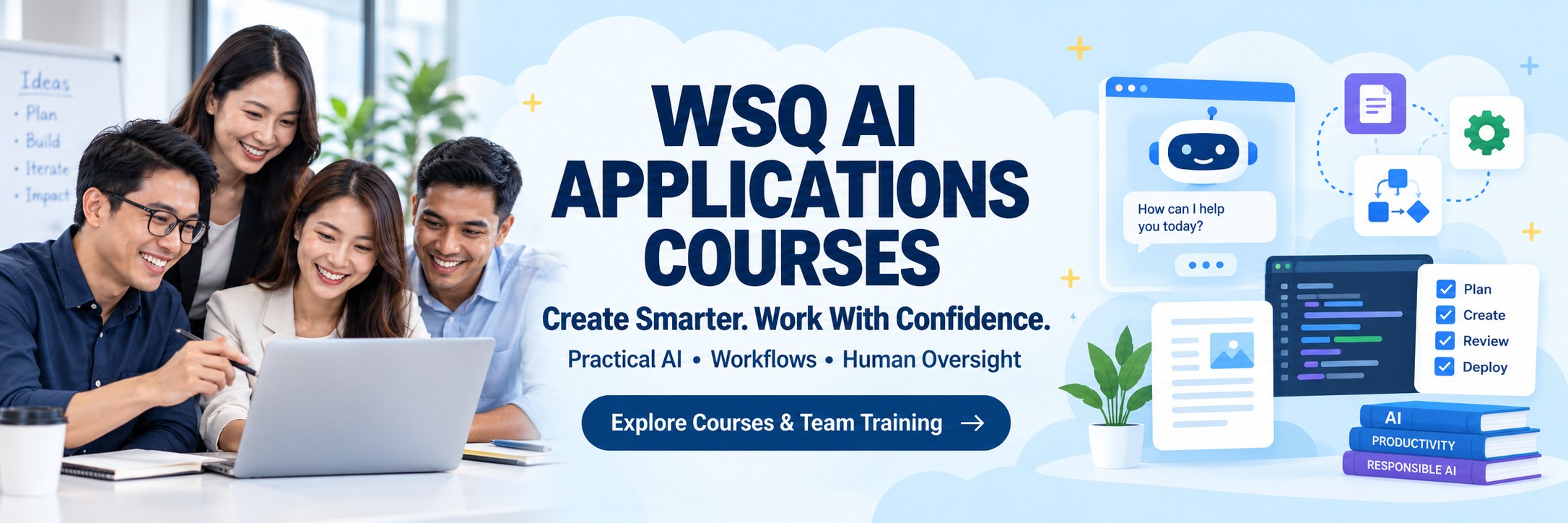 WSQ AI Applications Courses training courses in Singapore