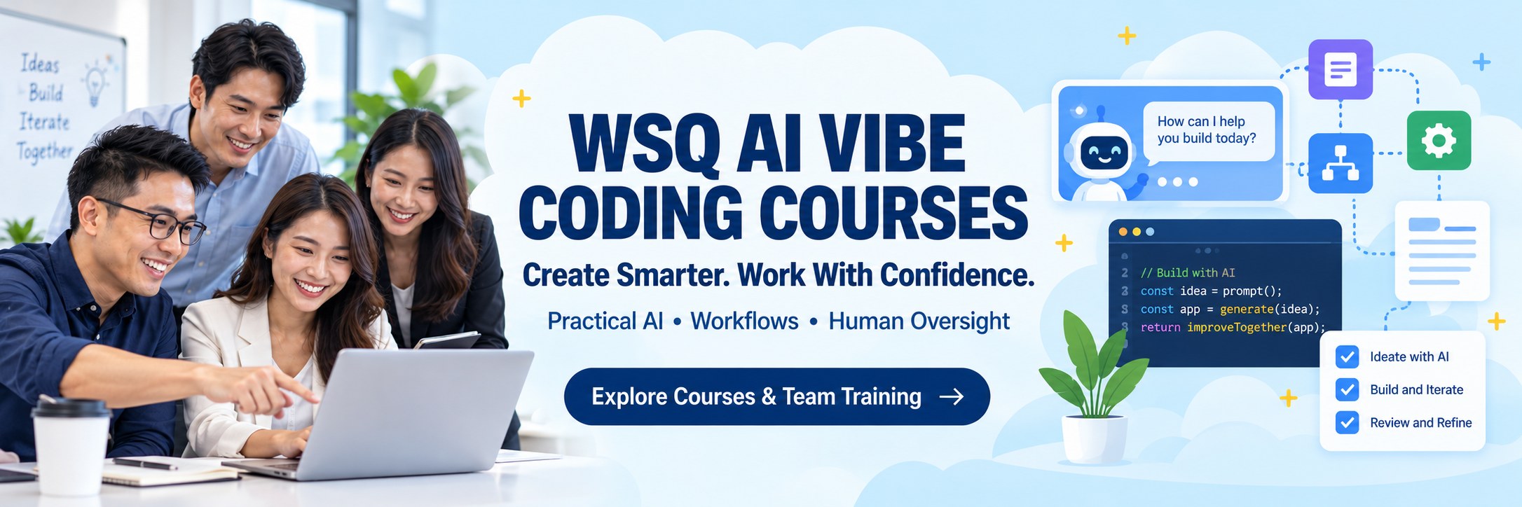 WSQ AI Vibe Coding Courses training courses in Singapore