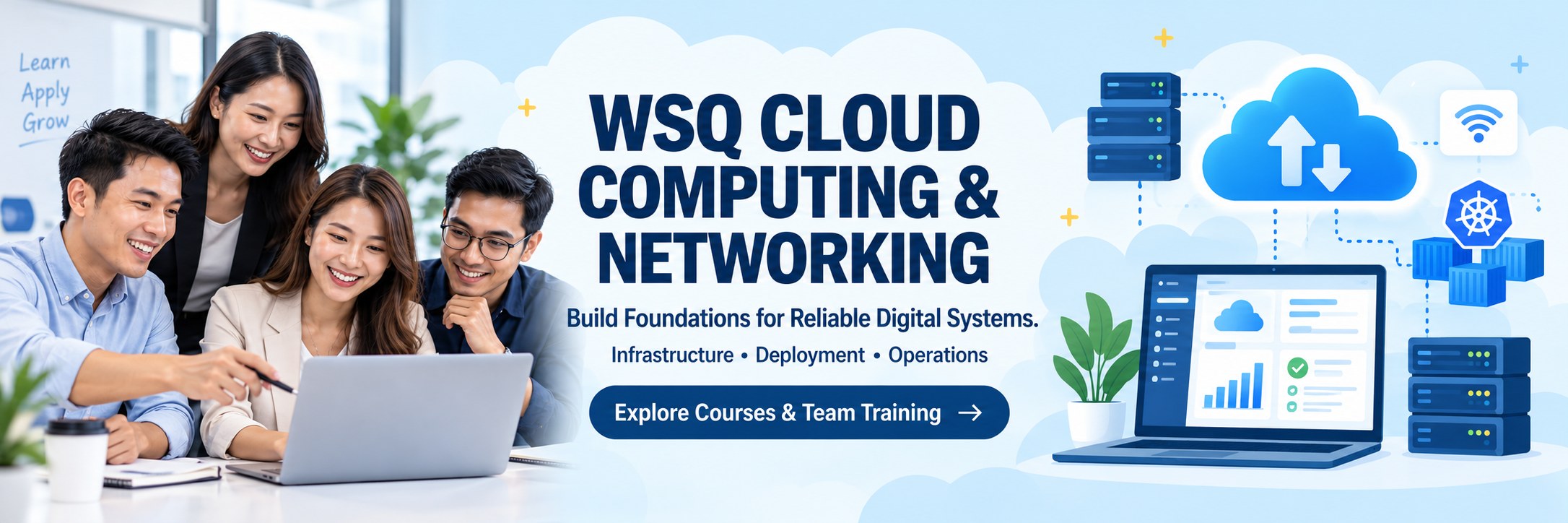 WSQ Cloud Computing & Networking training courses in Singapore