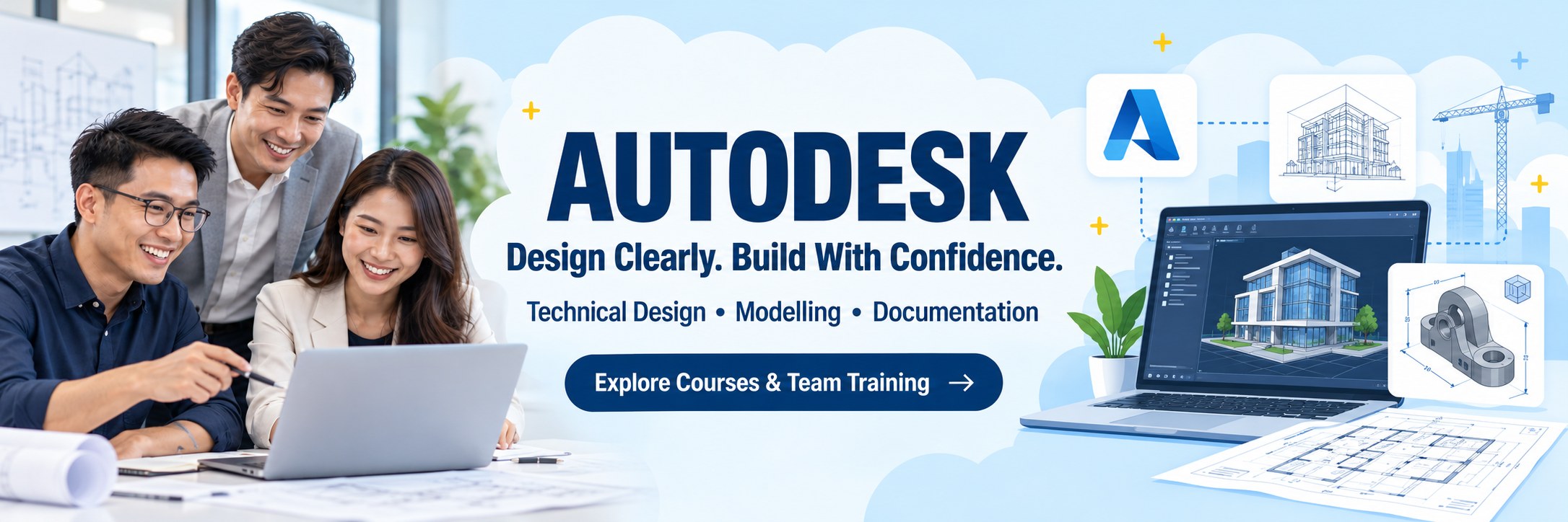 Autodesk training courses in Singapore