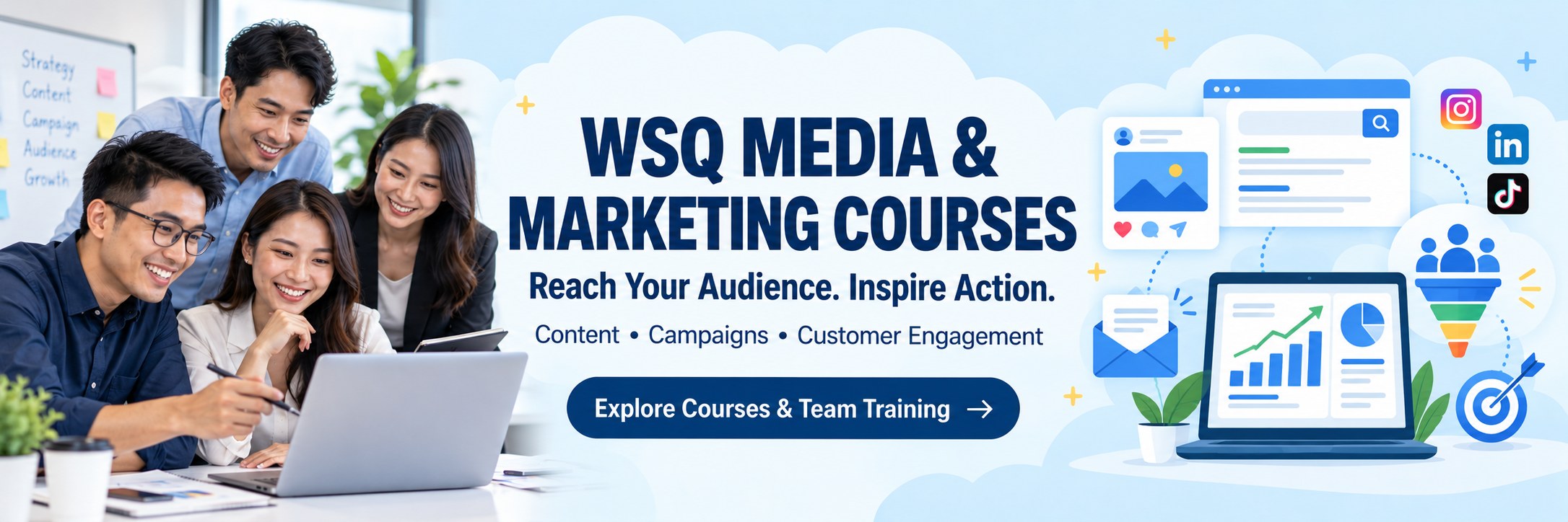 WSQ Media & Marketing Courses training courses in Singapore