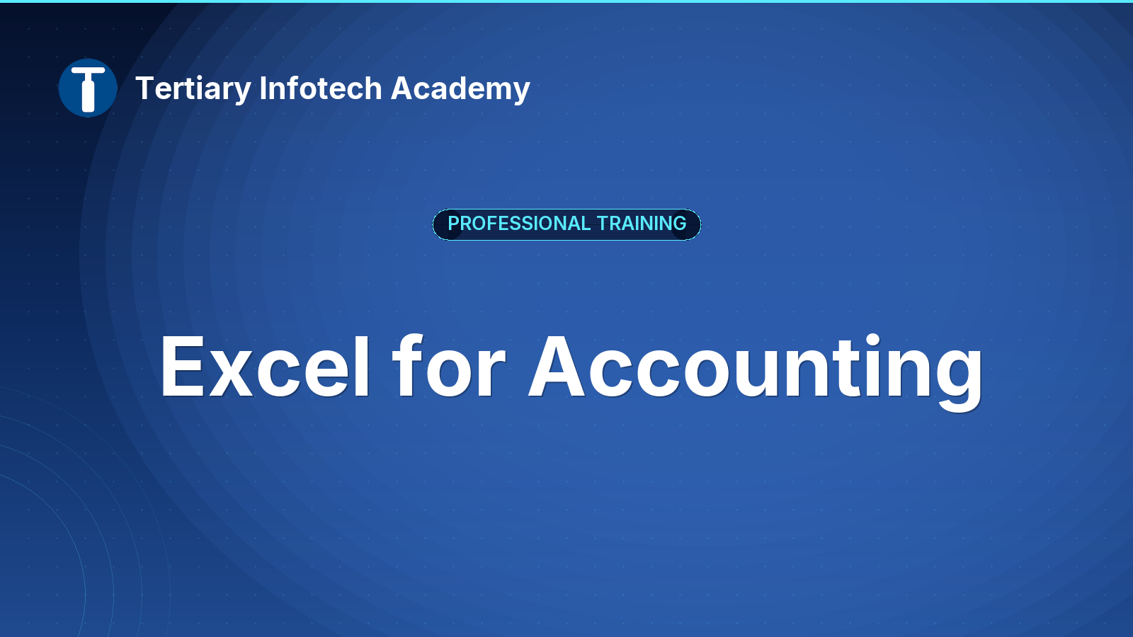 Excel for Accounting