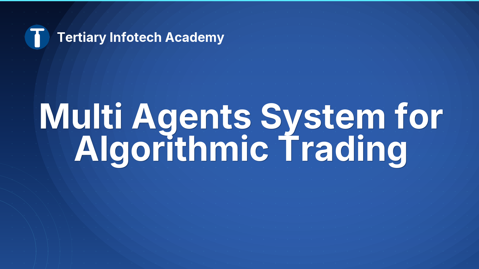 Multi Agents System for Algorithmic Trading