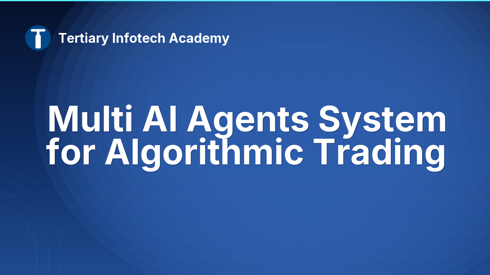 Multi Agents System for Algorithmic Trading