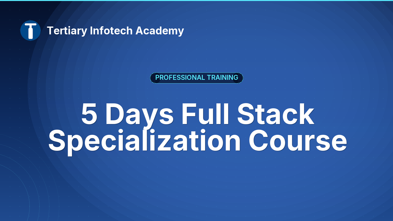 5 Days Full Stack Specialization Course in Singapore