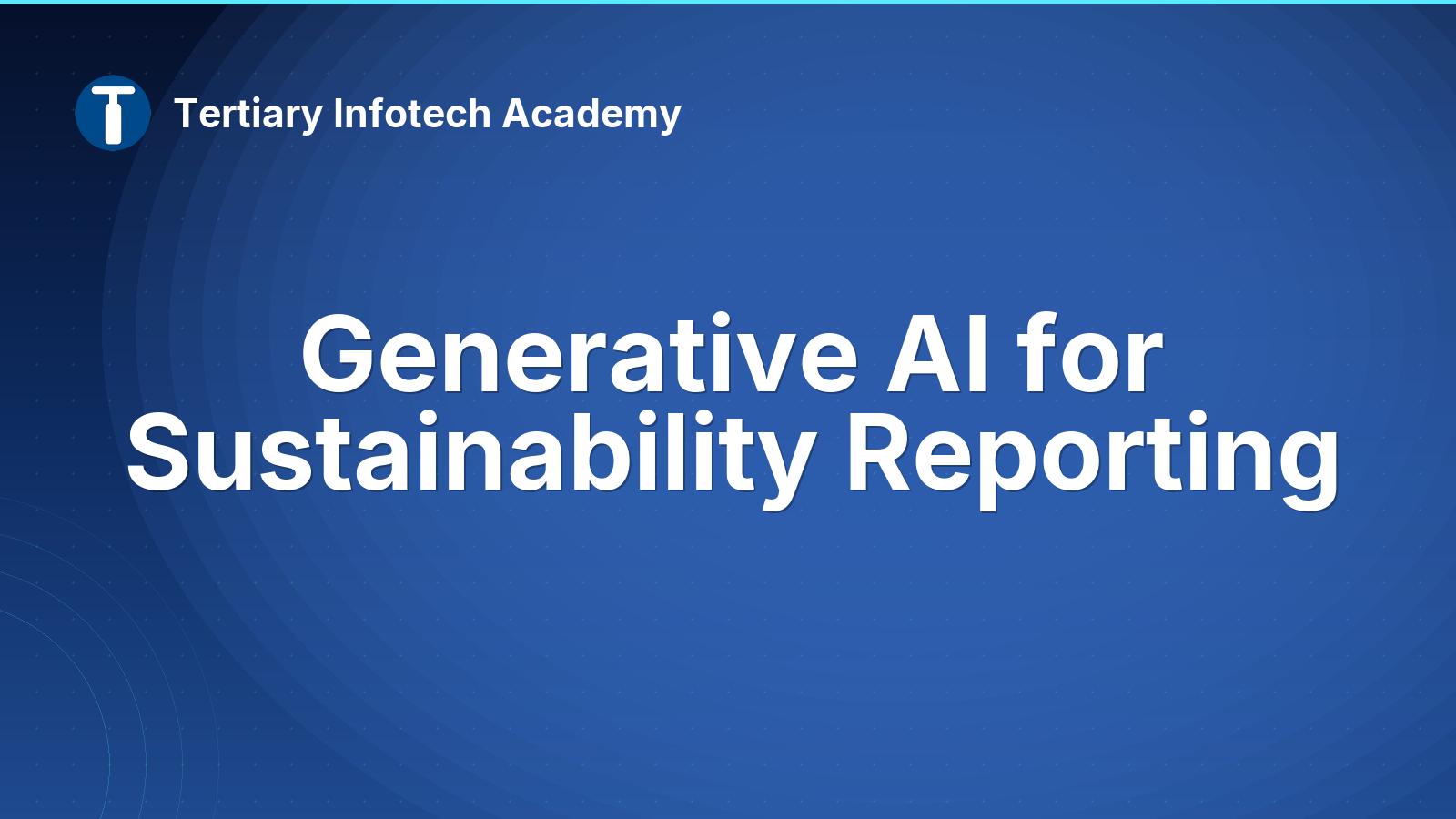 Generative AI for Sustainability Reporting