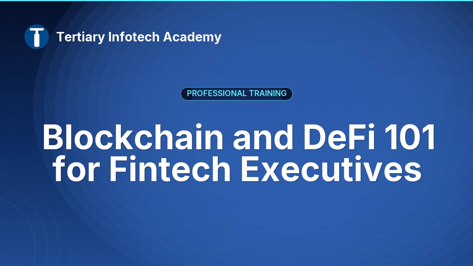 Blockchain and DeFi 101 for  Fintech Executives