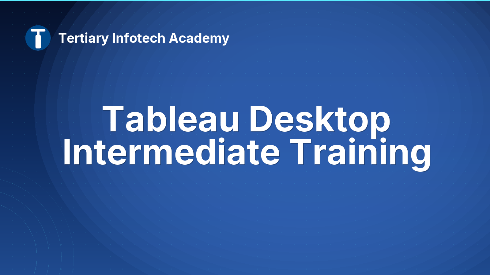 Tableau Desktop Intermediate Training