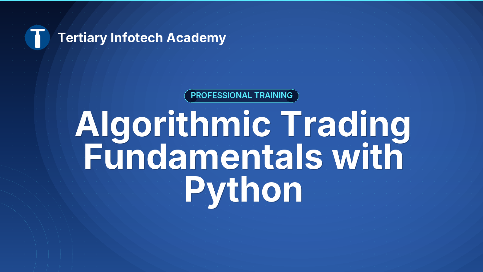 Algorithmic Trading Fundamentals with Python