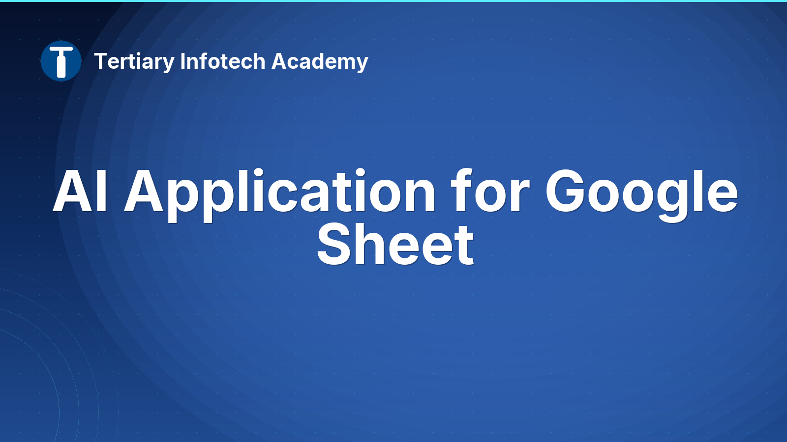 AI Application for Google Sheet