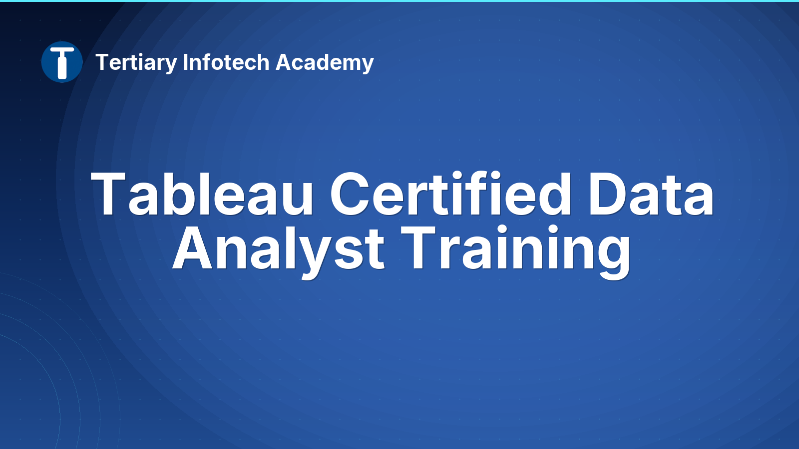Tableau Certified Data Analyst Training