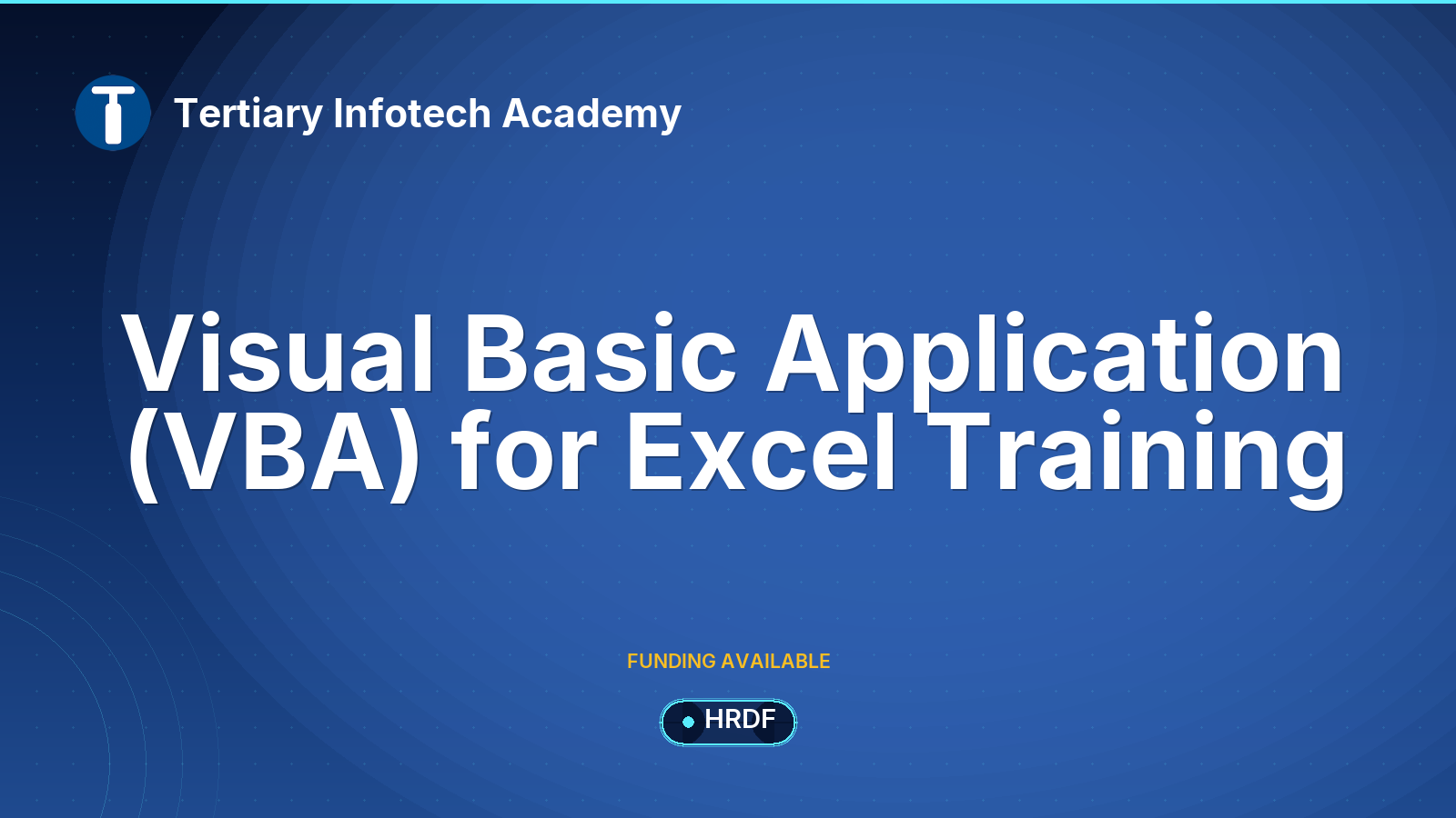 Visual Basic Application (VBA) for Excel Training