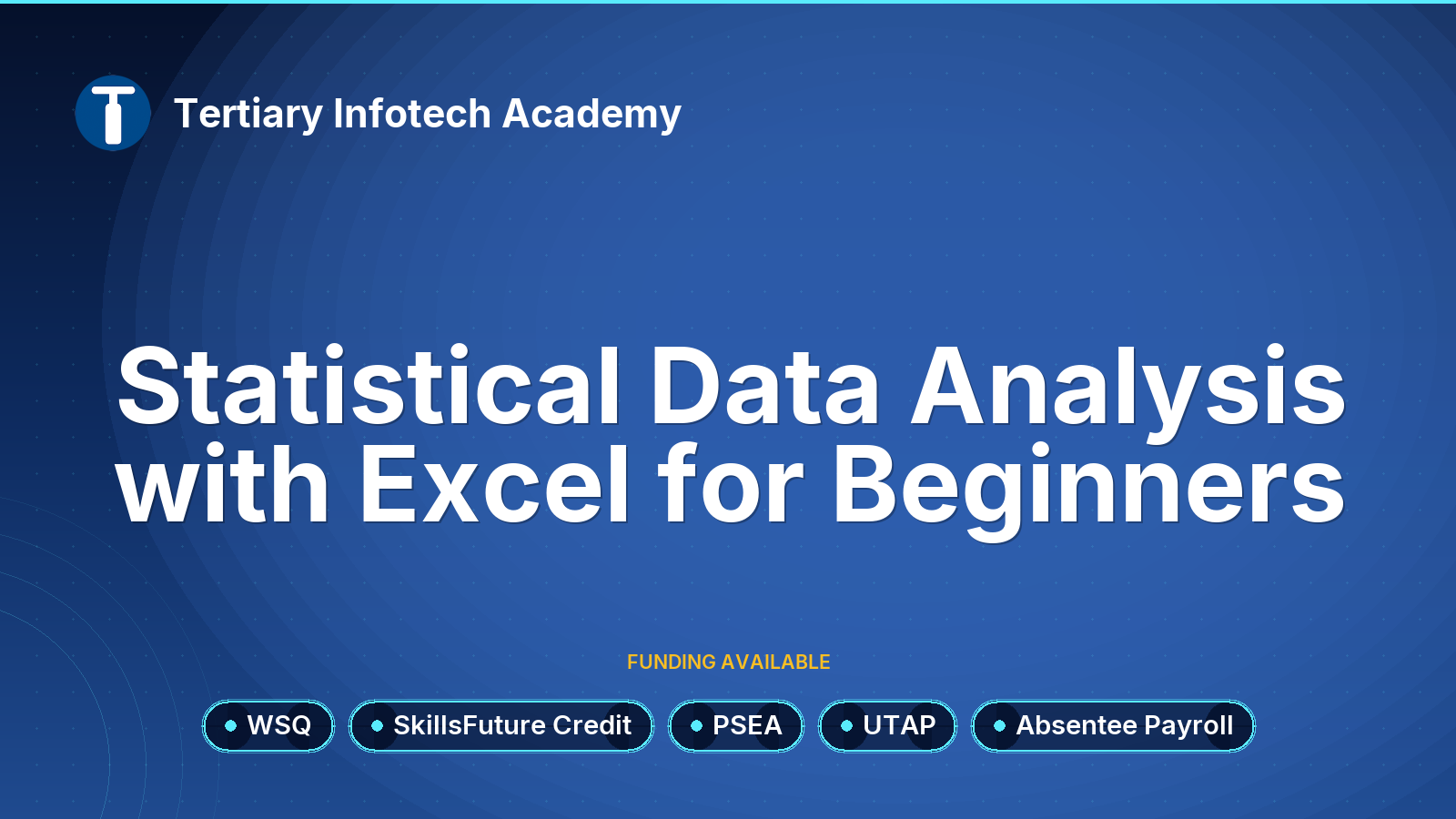 WSQ - Statistical Data Analysis with Excel for Beginners