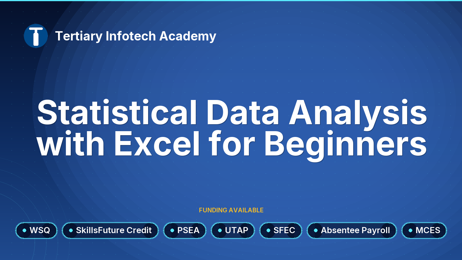 WSQ - Statistical Data Analysis with Excel for Beginners