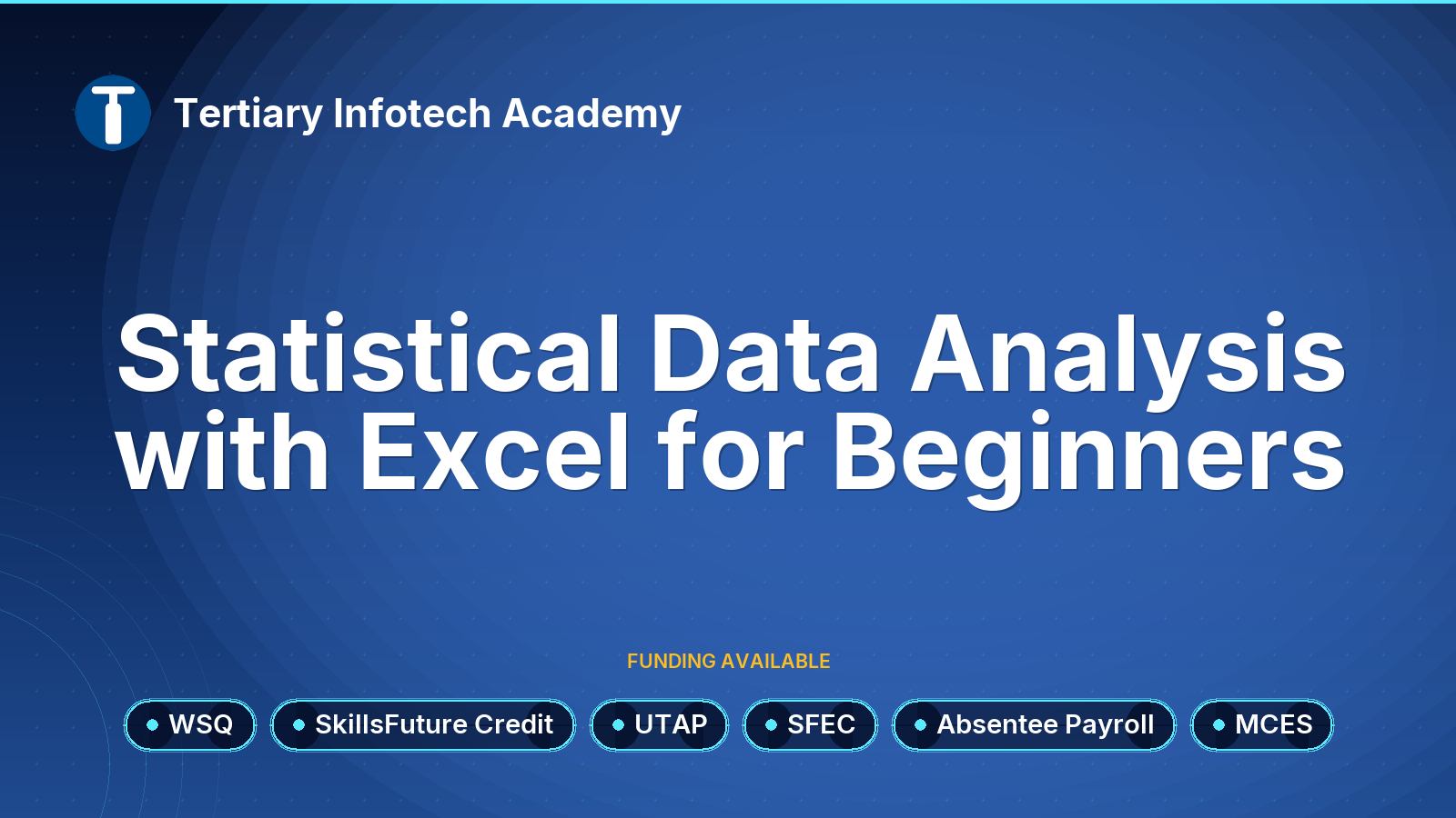 WSQ - Statistical Data Analysis with Excel for Beginners