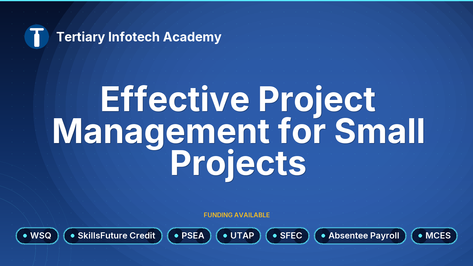 WSQ - Effective Project Management for Small Projects