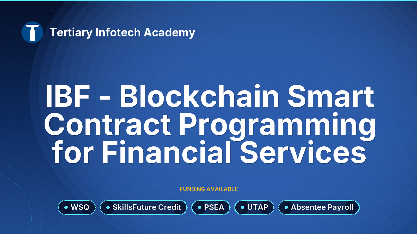 IBF - Blockchain Smart Contract Programming for Financial Services