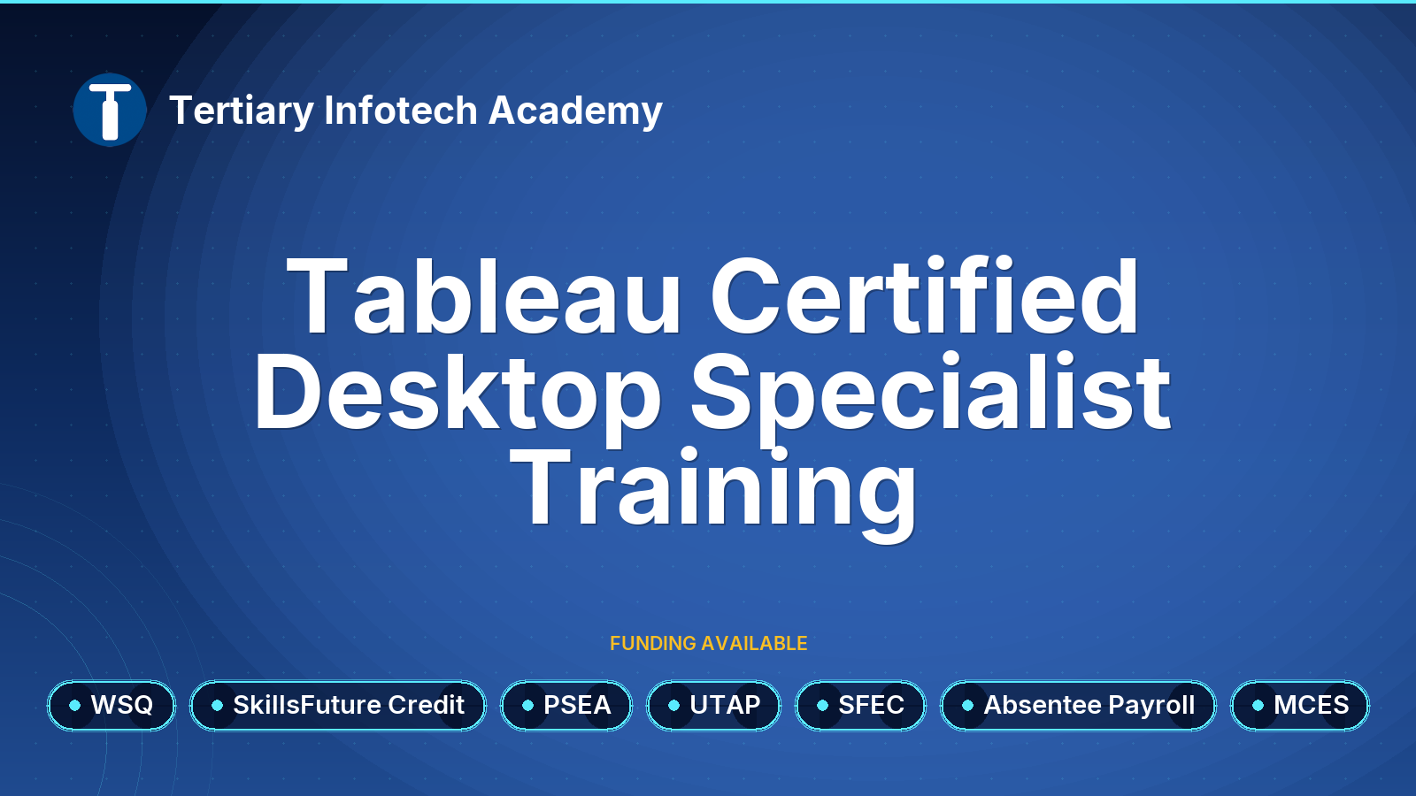 WSQ - Tableau Certified Desktop Specialist Training